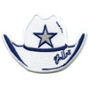 Dallas Hat Parody Patch Football Sport Fan Embroidered Iron On