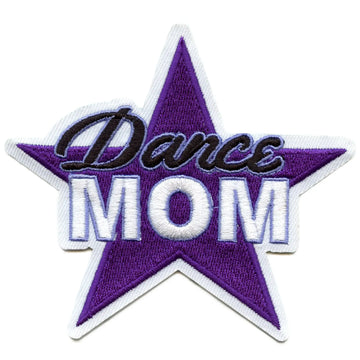 Dance Mom Star Patch Hobby Sports Competitive Embroidered Iron On