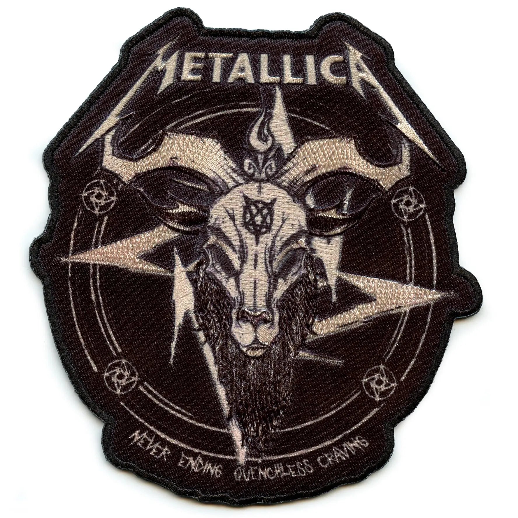 Darkness Son Patch Metallica Heavy Metal Sublimation Embroidered Iron-On