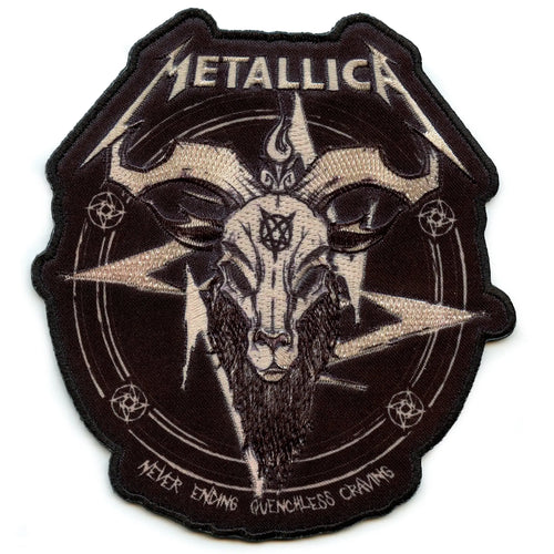 Darkness Son Patch Metallica Heavy Metal Sublimation Embroidered Iron-On