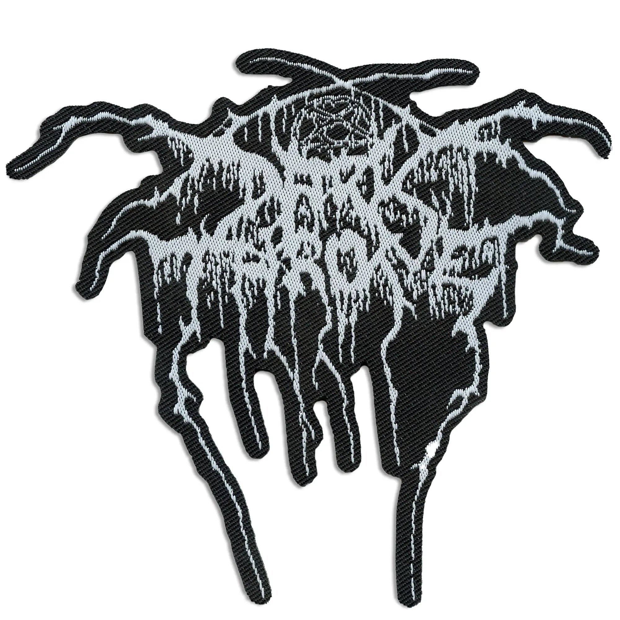 Darkthrone Name Logo Patch Black Metal Band Woven Sew On