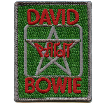 David Bowie Back Stage Pass Patch Pop Rock Rebel Embroidered Iron On