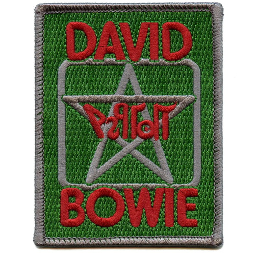 David Bowie Back Stage Pass Patch Pop Rock Rebel Embroidered Iron On