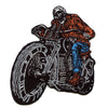 David Lozeau Dead Man Riding Patch Skull Vehicle Culture Embroidered Iron-On