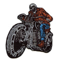 Patch David Lozeau Dead Man Riding Skull Véhicule Culture Brodé Thermocollant