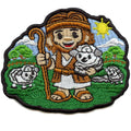 David The Shepherd Patch Prophetic Religious Saint Embroidered Iron-On