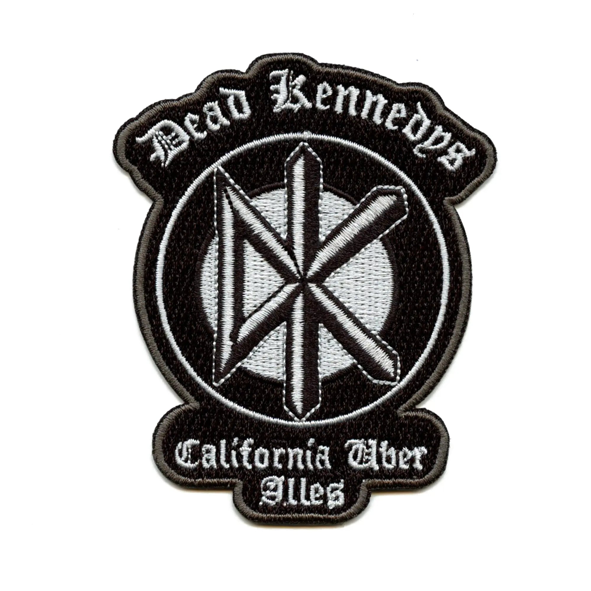 Dead Kennedys California Uber Allies Patch Rock Band Black&White Embroidered Iron On