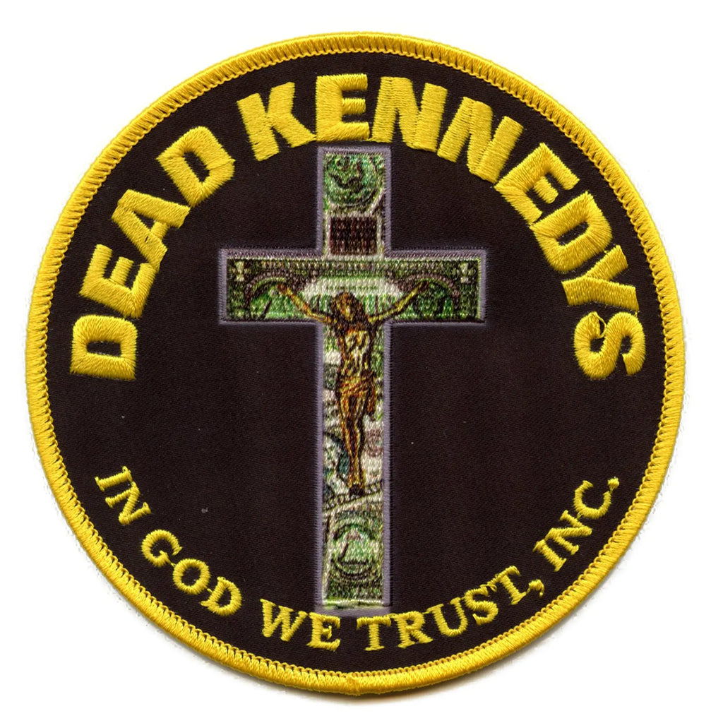 Dead Kennedys In God We Trust Inc. Patch Rock Band Punk Sublimated Embroidered Iron On
