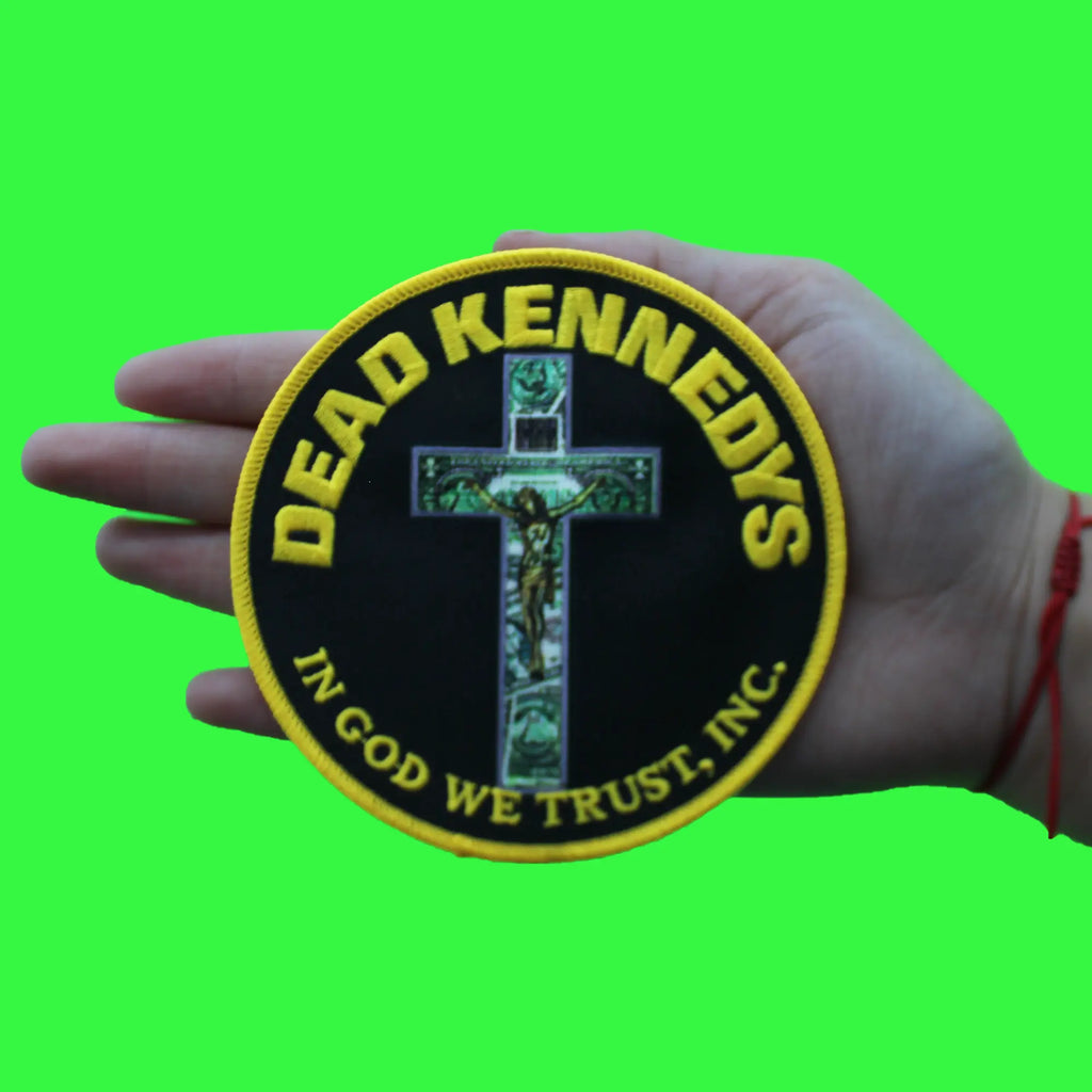 Dead Kennedys In God We Trust Inc. Patch Rock Band Punk Sublimated Embroidered Iron On