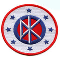 Dead Kennedys Logo & Stars Patch Rock Band Punk Embroidered Iron On