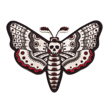 Tattoo Deaths Head Moth Patch Insects Nature Sublimated Embroidery Iron On