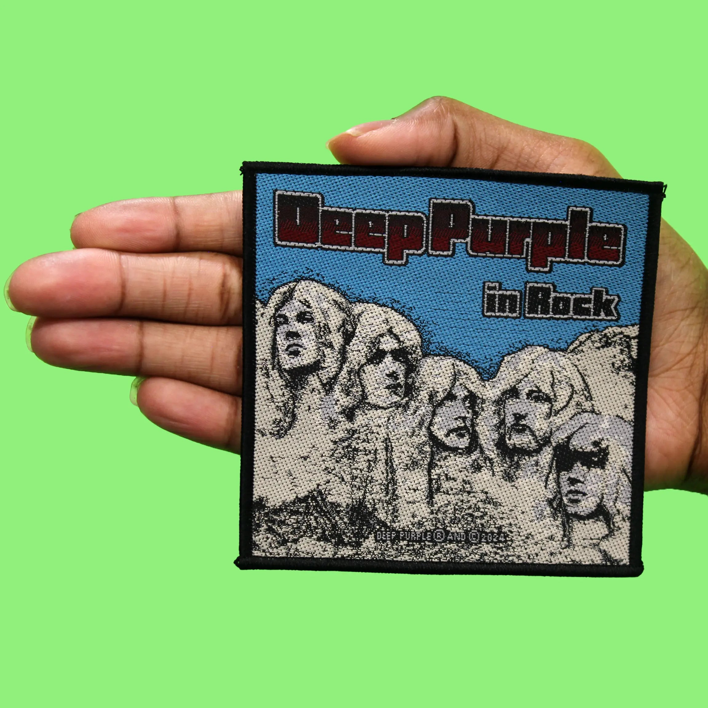 Deep Purple In Rock Patch Rock Band Woven Sew On