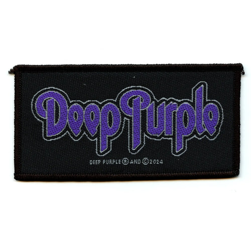 Deep Purple Logo Patch Rock Band Woven Iron On