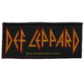 Patch avec logo Def Leppard Strip Band English Rock Band tissé thermocollant