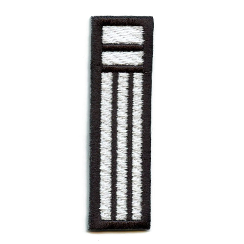 Demon Katana Patch Anime Stripes Slayer Embroidered Iron On