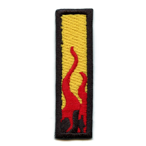 Demon Katana Patch Slayer Flames Embroidered Iron On