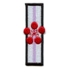 Demon Katana Sword Patch Anime Red Slayer Embroidered Iron On