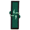 Demon Katana Sword Patch Green Slayer Anime Embroidered Iron On