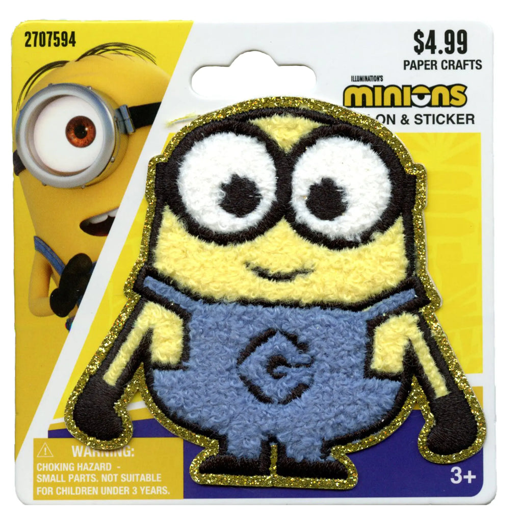 Despicable Me Bob Patch Minions Movie Characters Chenille Iron On