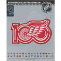 Detroit Red Wings 100th Anniversary NHL Season Jersey Patch 2025-26 (Red)
