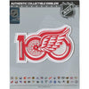 Detroit Red Wings 100th Anniversary NHL Season Jersey Patch 2025-26 (White)
