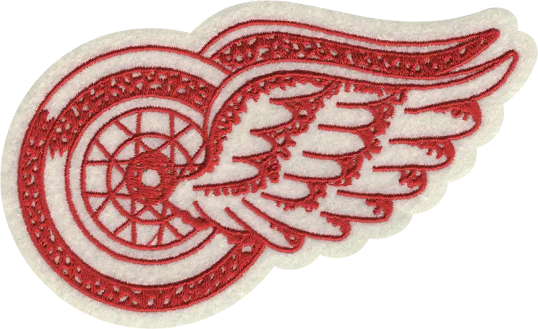 Detroit Red Wings Centennial Primary Team Logo Felt Jersey Patch