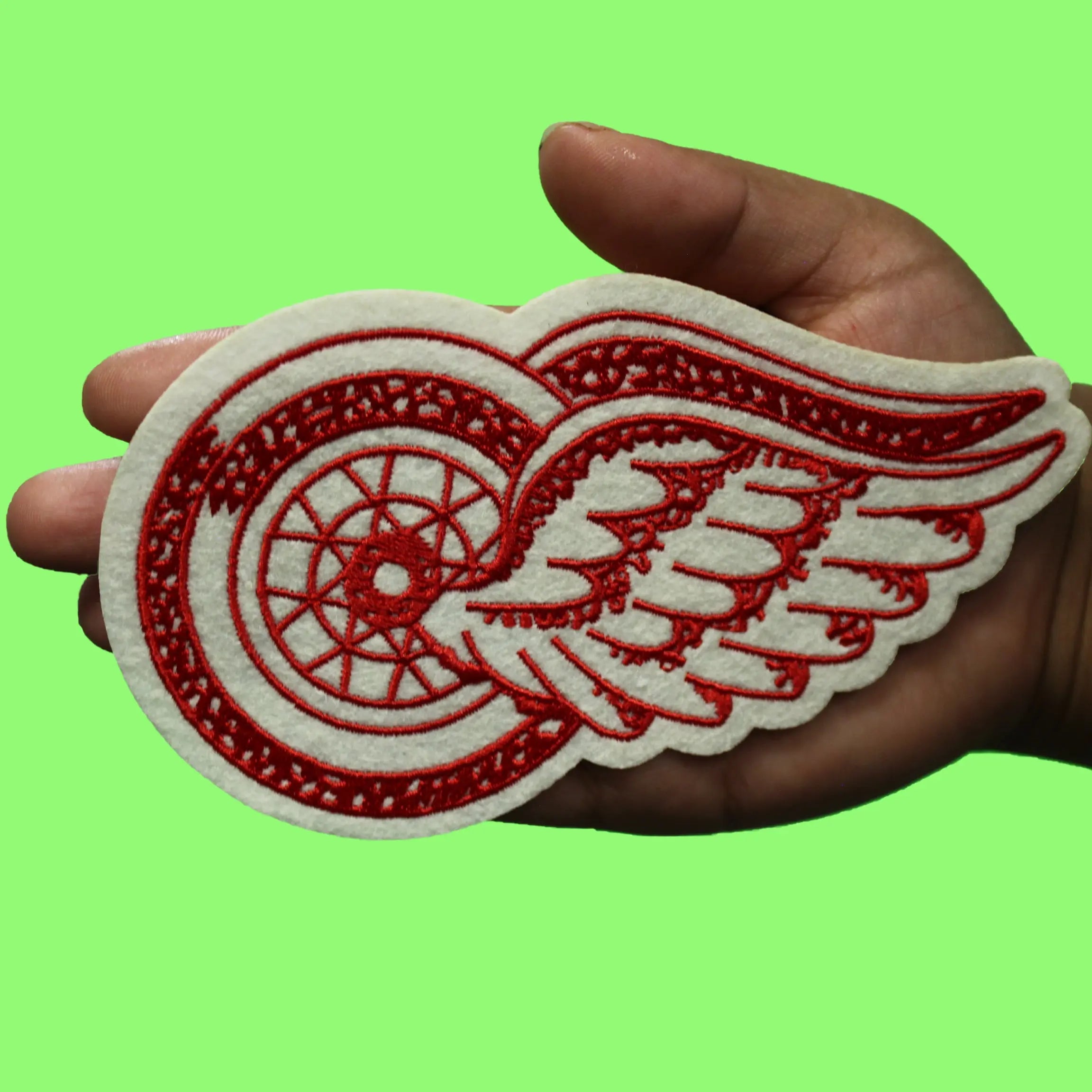 Detroit Red Wings Centennial Primary Team Logo Felt Jersey Patch