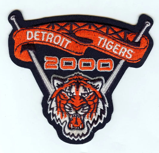 Detroit Tigers Inaugural Season of Comerica Park Sleeve Jersey Patch (2000)