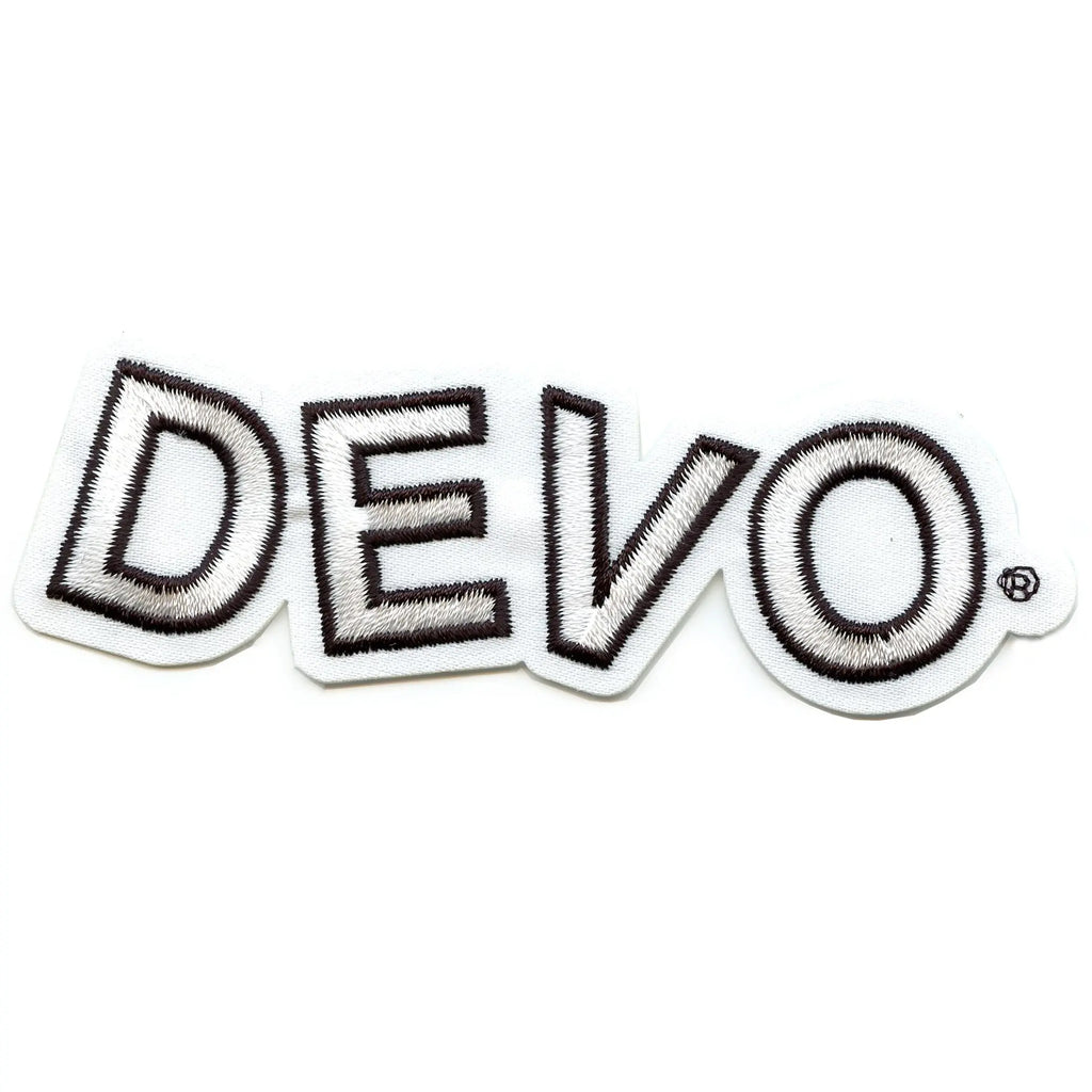 Devo Band Logo Patch New Wave Music Embroidered Iron On