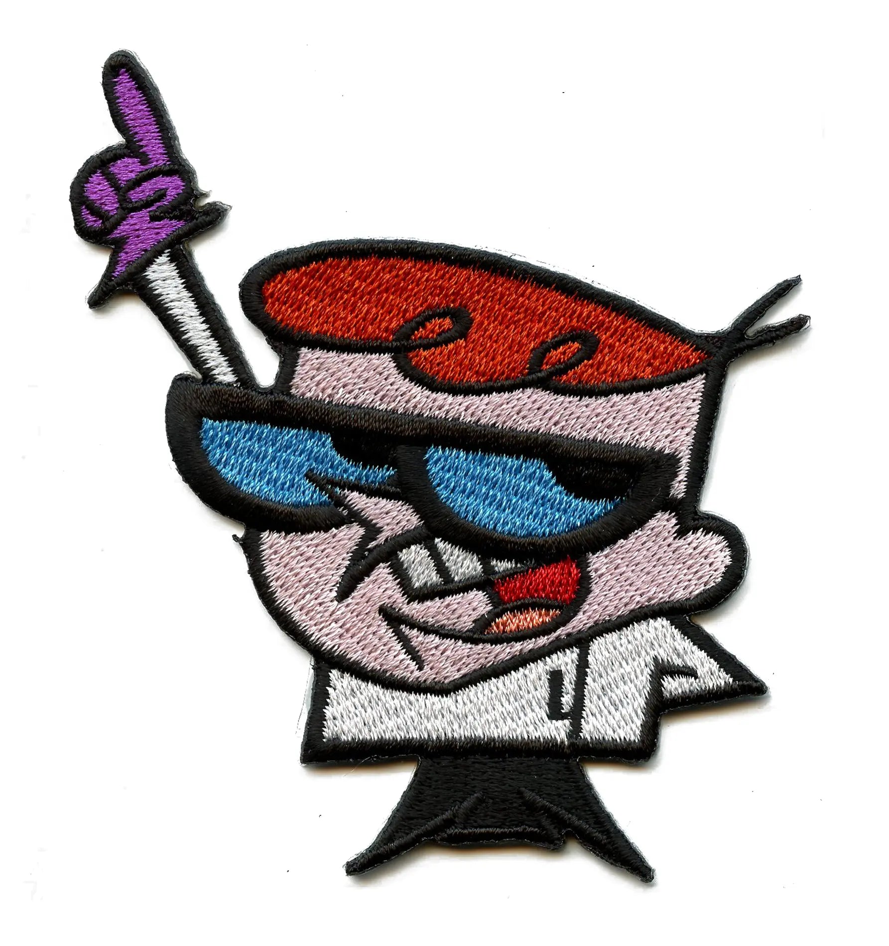 Dexter's Laboratory Cartoon Patch Boy Genius Character Embroidered Iron On