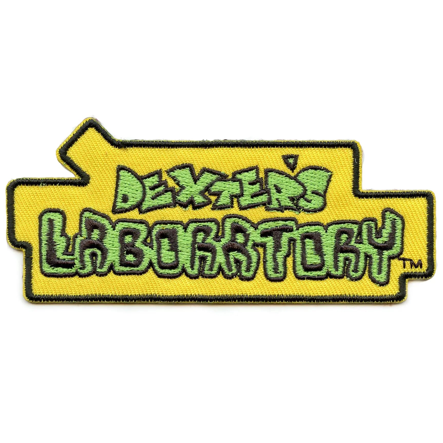 Dexter's Laboratory Cartoon Patch Boy Genius Logo Embroidered Iron On