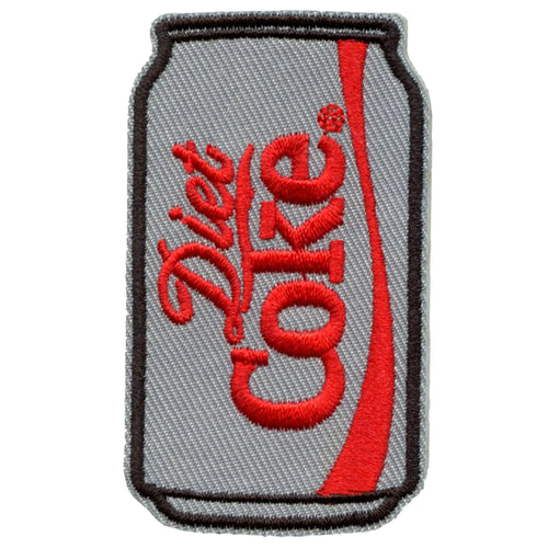 Diet Coke Soda Can Patch Popular Brand Drink Embroidered Iron On