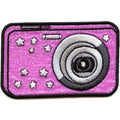 Digital Camera Glitter Patch Main Hobby Memorabilia Glitter Appliqie Iron-On