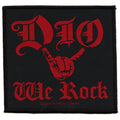 Dio We Rock Patch Heavy Metal Band Woven Iron On