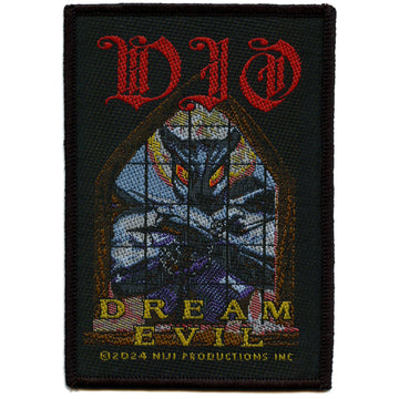 Dio Dream Evil Patch Rock Band Mascot Sublimated Embroidery Iron On