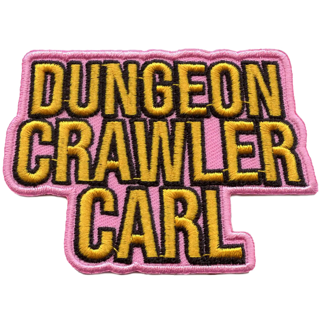 Dungeon Crawler Carl Patch Game Book Logo Embroidered Iron-On