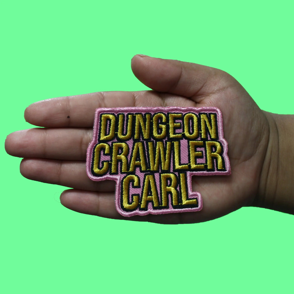 Dungeon Crawler Carl Patch Game Book Logo Embroidered Iron-On