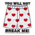 Dungeon Crawler Carl Patch You Will Not Break Me Embroidered Iron-On