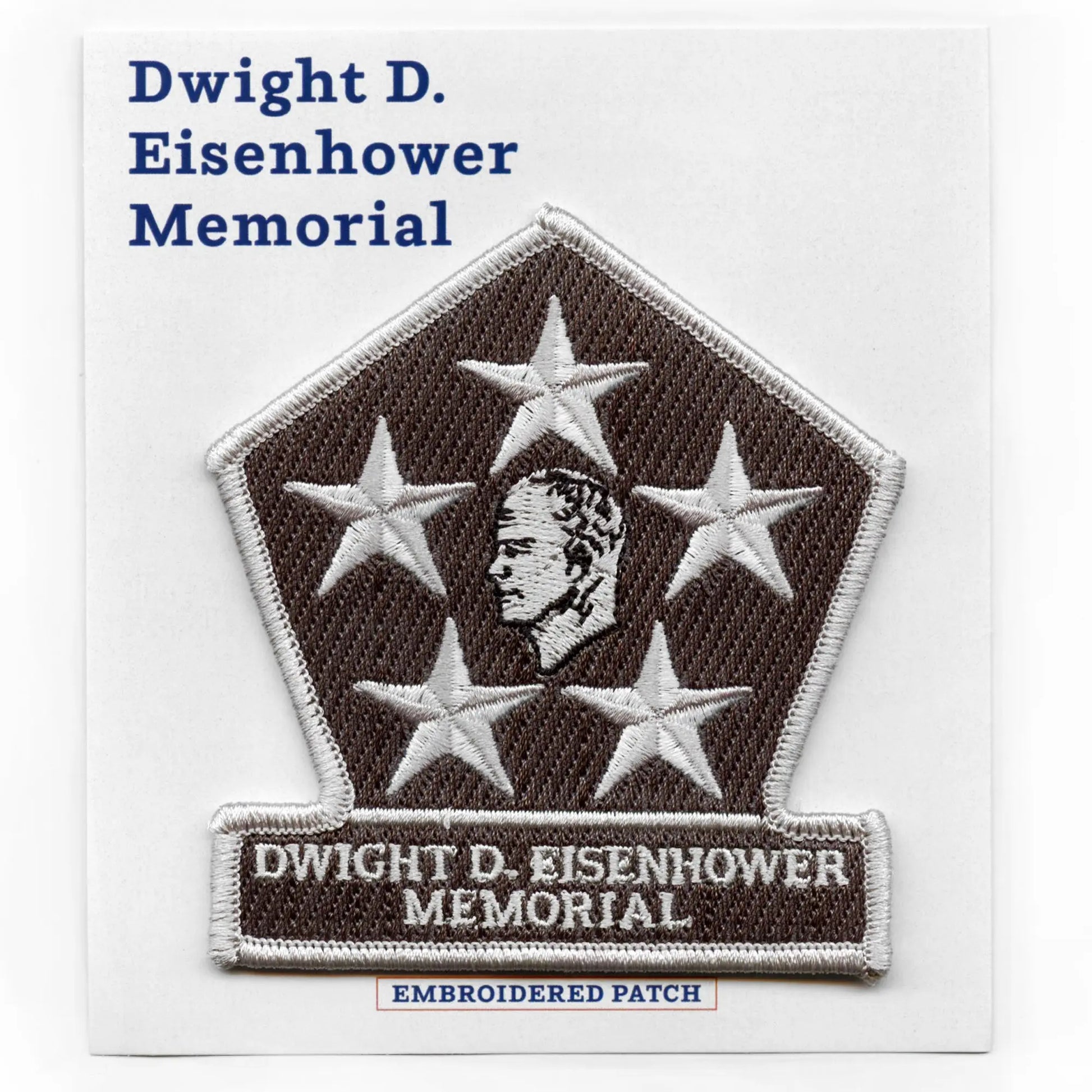 Dwight D. Eisenhower Memorial Patch Patch World War II Travel Embroidered Iron On