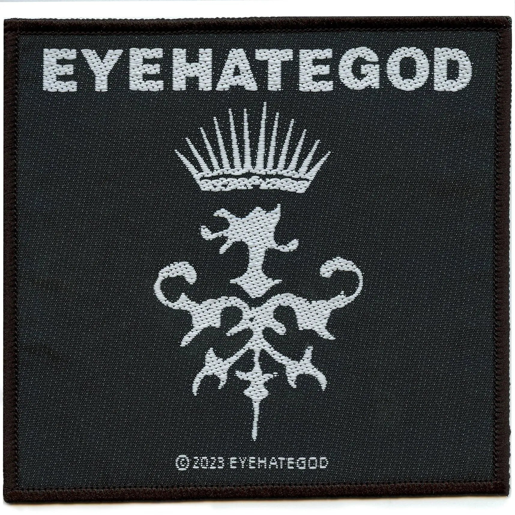 EYEHATEGOD Phoenix Logo Patch Sludge Metal Band Woven Sew On