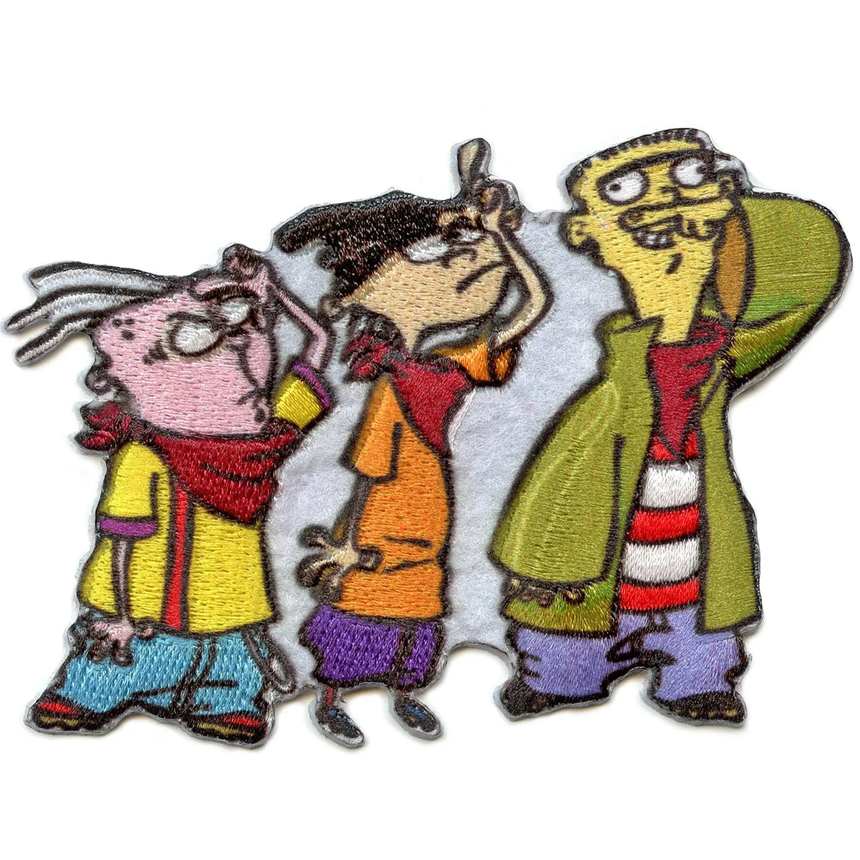 Ed Edd Eddy Trio Group Patch Kids Cartoon Show Embroidered Iron On
