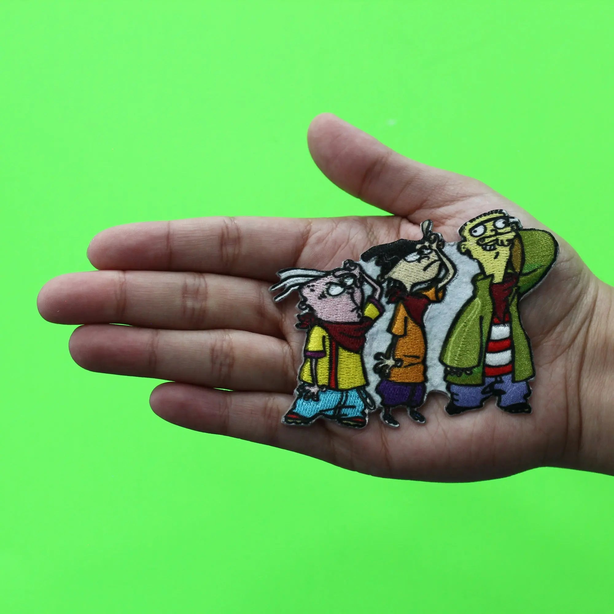 Ed Edd Eddy Trio Group Patch Kids Cartoon Show Embroidered Iron On