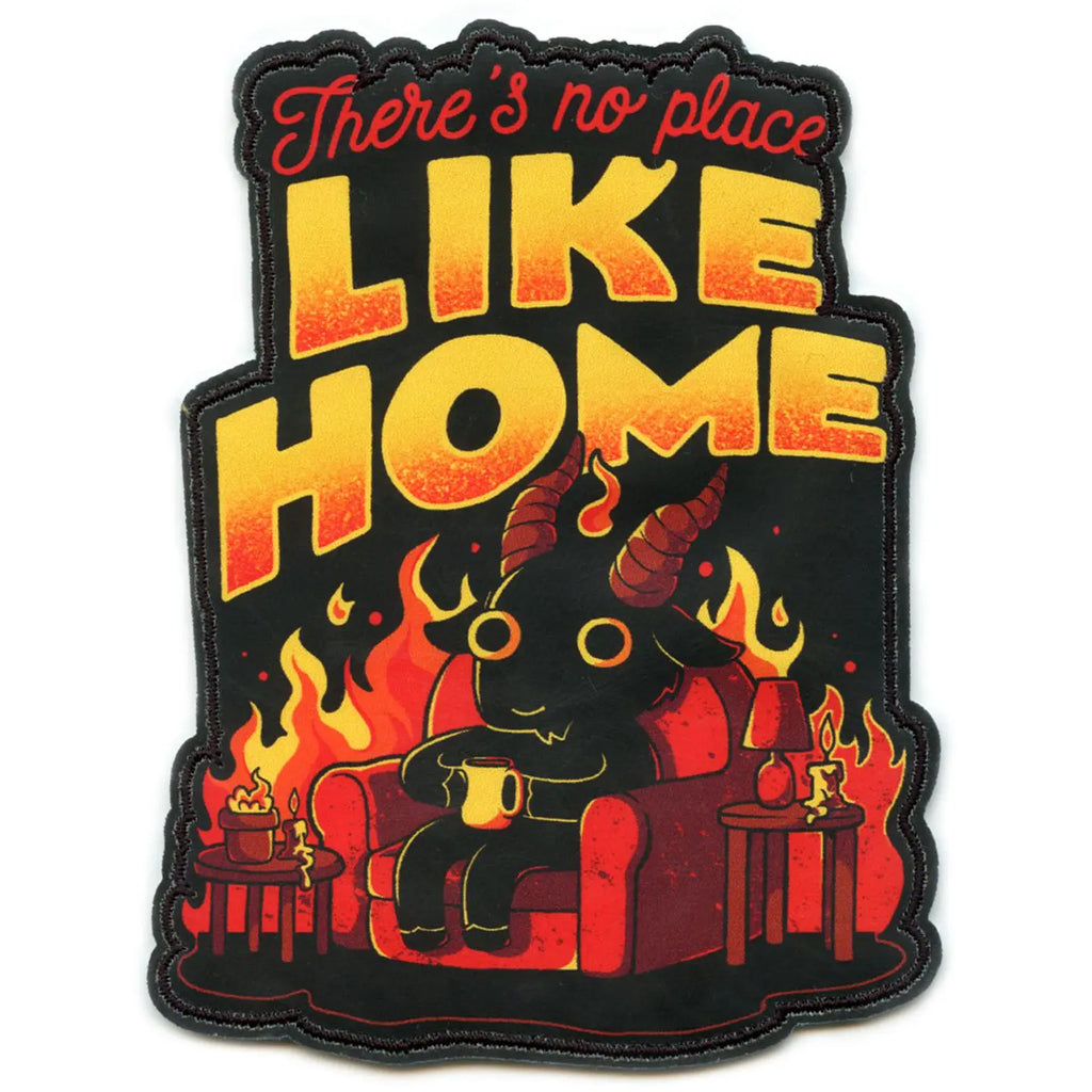 EduFly No Place Like Home Patch Funny Animal Art Sublimated Iron On