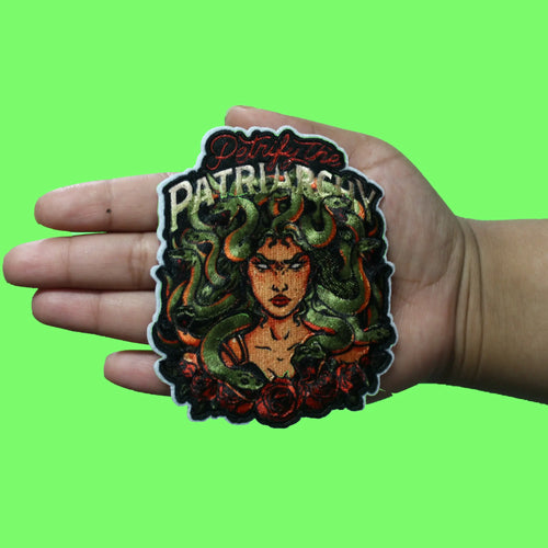 EduFly Petrify The Patriarchy Patch Women's Rights Art Sublimated Iron On