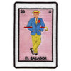 El Bailador 26 Patch Dancer Mexican Loteria Card Sublimated Embroidery Iron On