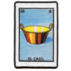 El Cazo 36 Patch Mexican Loteria Card Sublimated Embroidery Iron On