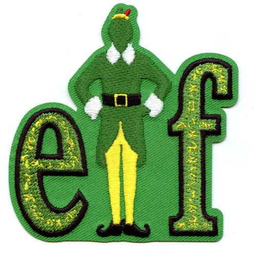 Elf Movie Logo Patch A Christmas Movie Embroidered Iron on