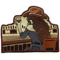 Female Country Artist Patch Lonely Whiskey Cowgirl Embroidered Iron-On
