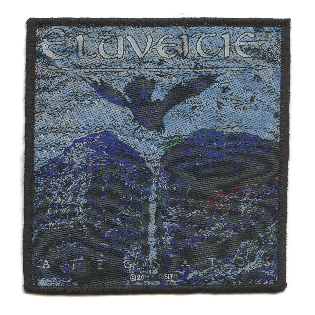 Eluveitie Ategnstos Album Patch Rock Band Woven Iron On