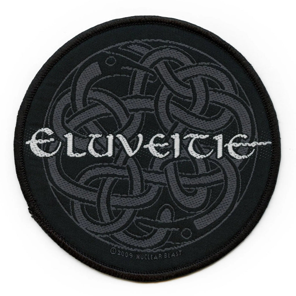 Patch Eluveitie Celtic Knot Rock Band tissé thermocollant